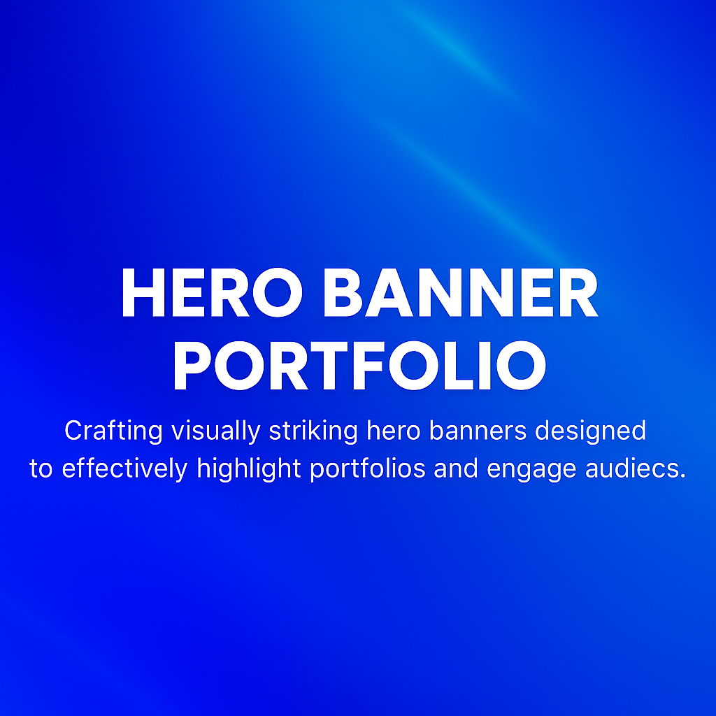 Hero Banner Portfolio